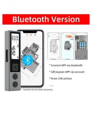 Įrankiai-Matavimo ir analizės įrankiai-„MiNi Bluetooth“ lazerinis atstumo matuoklis Trena