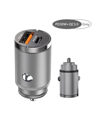 Priedai ir dalys-Įkrovikliai-100 W mini automobilinis įkroviklis Greitas įkrovimas iPhone QC3.0