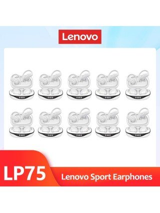 Nešiojami garso ir vaizdo įrašai-Ausinės-Lenovo LP75 TWS sportinės ausinės Bluetooth 5.3