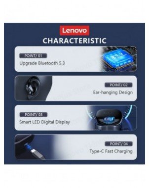 Portable Audio & Video-Earphones & Headphones-Lenovo LP75 TWS