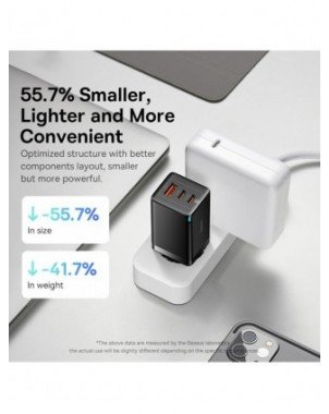 Accessories & Parts-Chargers-65W GaN Charger Quick Charge 4.0