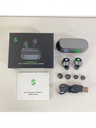 Nešiojami garso ir vaizdo įrašai-Ausinės-„Black Shark“ belaidės ausinės T4 žaidimų „Bluetooth“