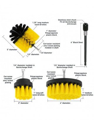 Tools, Maintenance & Care-Car Washing Tools-4Pc Electric Drill