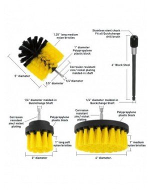 Tools, Maintenance & Care-Car Washing Tools-4Pc Electric Drill