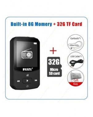 Nešiojami garso ir vaizdo įrašai-MP3 grotuvai-„X52 Clip“ MP3 grotuvas su „Bluetooth Lossless