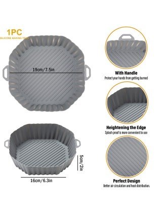 Kitchen-Bakeware-Air Fryer Silicone High-Quality Basket Baking