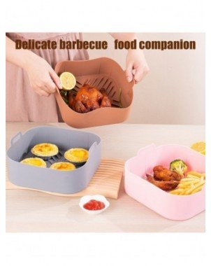 Kitchen-Bakeware-Air Fryer Silicone High-Quality Basket Baking