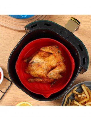 Kitchen-Bakeware-Silicone world Air Fryer Silicone Basket