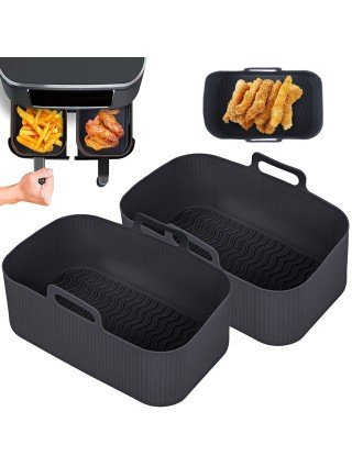 Virtuvė-Kepiniai-2 vnt. minkštų priedų pakaitinė kepimo keptuvė, skirta "NINJA Air Fryer"
