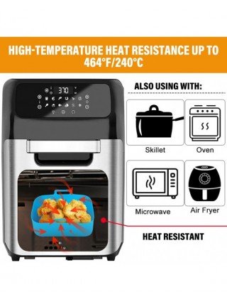 Virtuvė-Kepiniai-2 vnt. minkštų priedų pakaitinė kepimo keptuvė, skirta "NINJA Air Fryer"