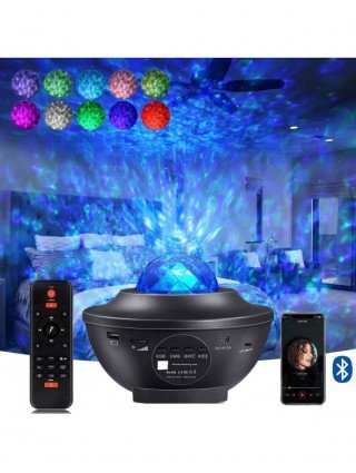 Indoor Lighting-Night Lights-Star Moon Galaxy Projector Light