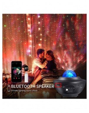 Indoor Lighting-Night Lights-Star Moon Galaxy Projector Light