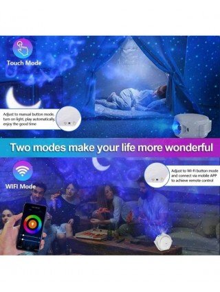 Vidinis apšvietimas-Naktinės lemputės-Smart life wifi APP žvaigždėto dangaus projektorius