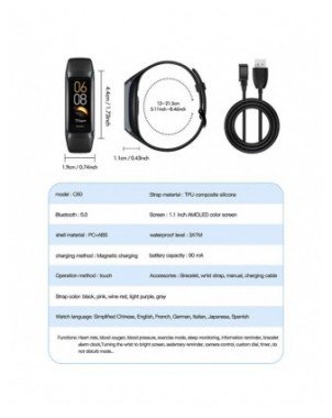 Smart Electronics-Smart Wristbands-Amoled Smart Watch 2023