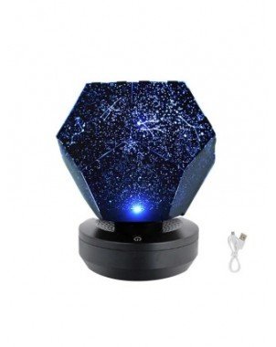 Night Light Starry Sky Projector Water Wave Lamp LED star music
