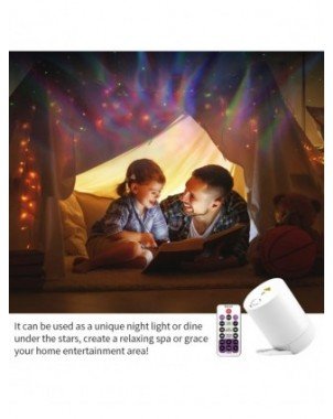 Night Light Starry Sky Projector Water Wave Lamp LED star music