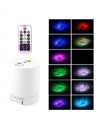 Night Light Starry Sky Projector Water Wave Lamp LED star music