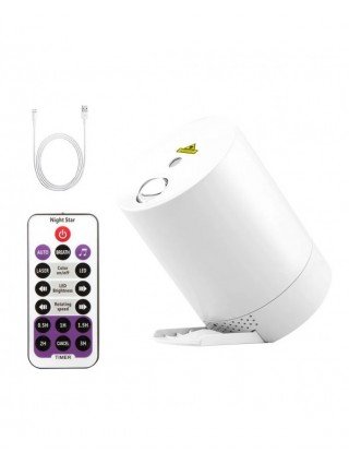 Night Light Starry Sky Projector Water Wave Lamp LED star music
