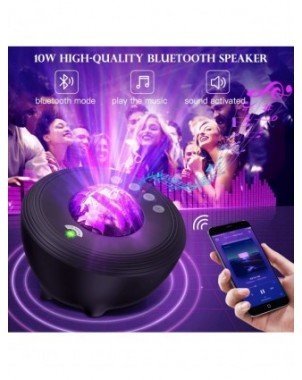 Star Lights Aurora Galaxy Moon Projector with Remote Control