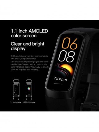 2023 Smart Watch Smart apyrankė 1,1 colio Amoled širdies ritmo