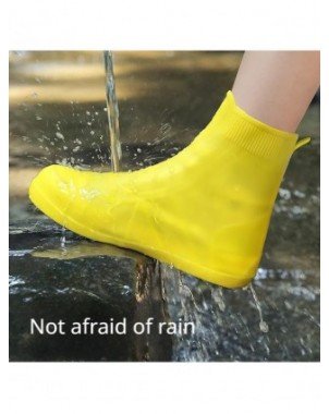 Rain shoe cover reusable Silicone Tall tube intensification