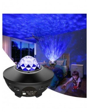 LED žvaigždėto dangaus projektorius USB "Bluetooth" naktinė