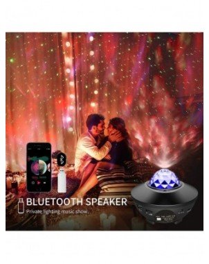 LED žvaigždėto dangaus projektorius USB "Bluetooth" naktinė
