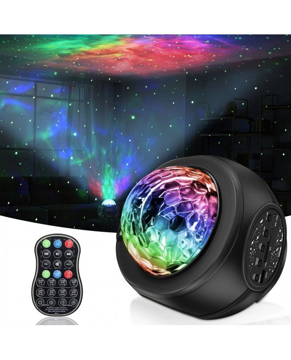 LED Starry Sky Projector USB Bluetooth Night Light Romantic