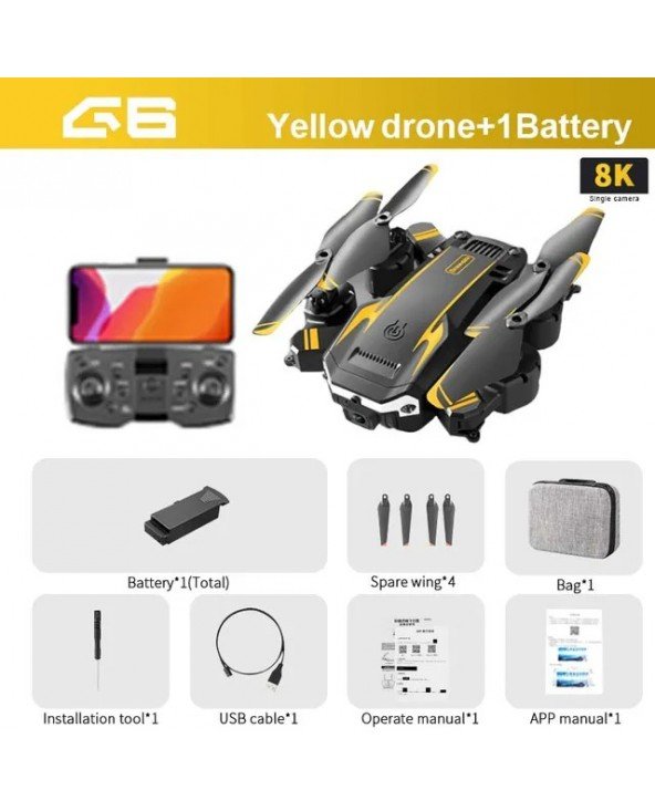 G6 Drone 5G 8K HD Camera GPS Four-Sided Obstacle Avoidance RC