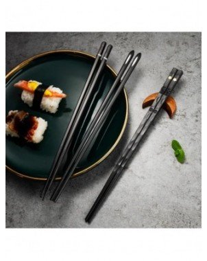 5Pairs High Quality Japanese Non-Slip Chopsticks Korean Home