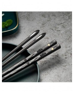 5Pairs High Quality Japanese Non-Slip Chopsticks Korean Home
