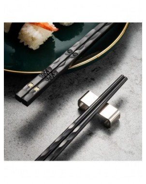 5Pairs High Quality Japanese Non-Slip Chopsticks Korean Home