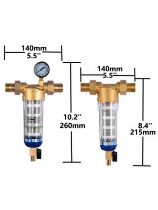 Pre Filter Purifier Whole House Spin Down Sediment Water Filter