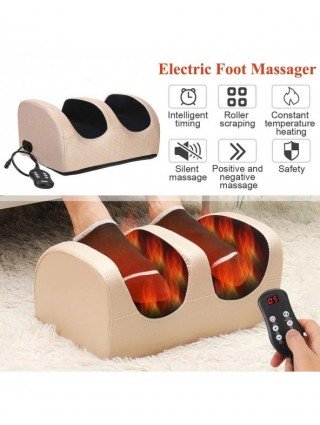 Remote Control Electric Foot Massager Machine Heating Therapy