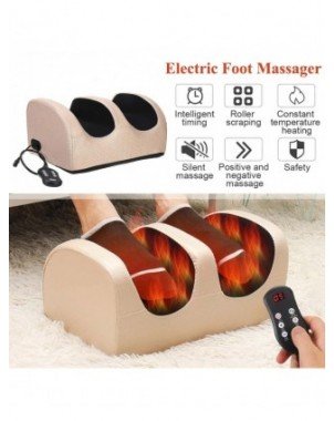 Remote Control Electric Foot Massager Machine Heating Therapy