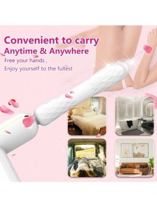 Powerful Telescopic Dildo Vibrator Portable Massage Gun Female