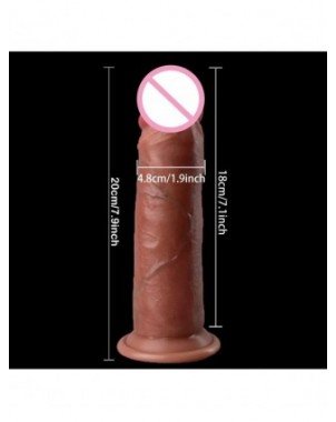 7.9 colių tikros odos pojūtis Realistinis dildo Slankiojantis