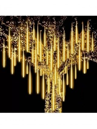 LED Meteor Shower Rain Lights Waterproof Falling Raindrop Fairy