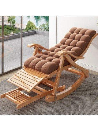 Living Room Folding Rocking Armchair Relax Sun Lounger Nap