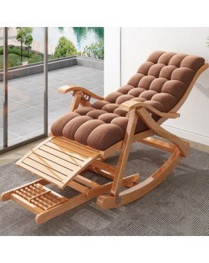 Living Room Folding Rocking Armchair Relax Sun Lounger Nap
