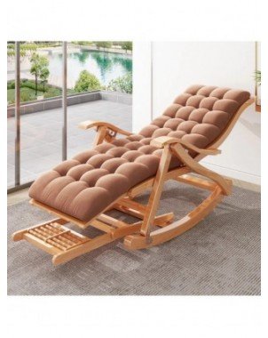 Living Room Folding Rocking Armchair Relax Sun Lounger Nap