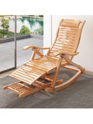 Living Room Folding Rocking Armchair Relax Sun Lounger Nap