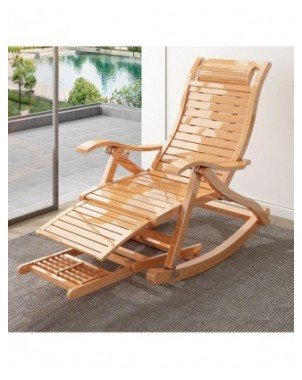 Living Room Folding Rocking Armchair Relax Sun Lounger Nap