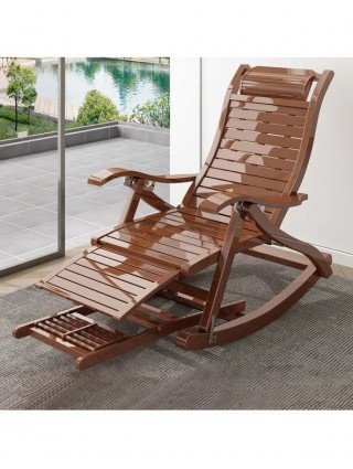 Living Room Folding Rocking Armchair Relax Sun Lounger Nap
