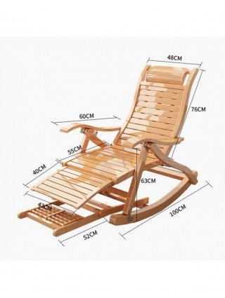 Living Room Folding Rocking Armchair Relax Sun Lounger Nap