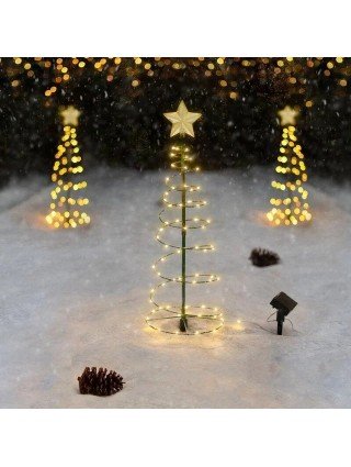 Outdoor Waterproof Solar Led Christmas Tree Decoration Solar