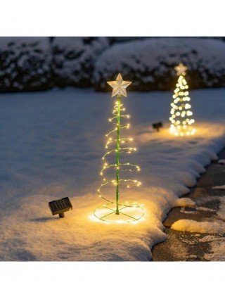 Outdoor Waterproof Solar Led Christmas Tree Decoration Solar