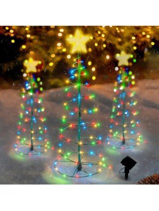 Outdoor Waterproof Solar Led Christmas Tree Decoration Solar