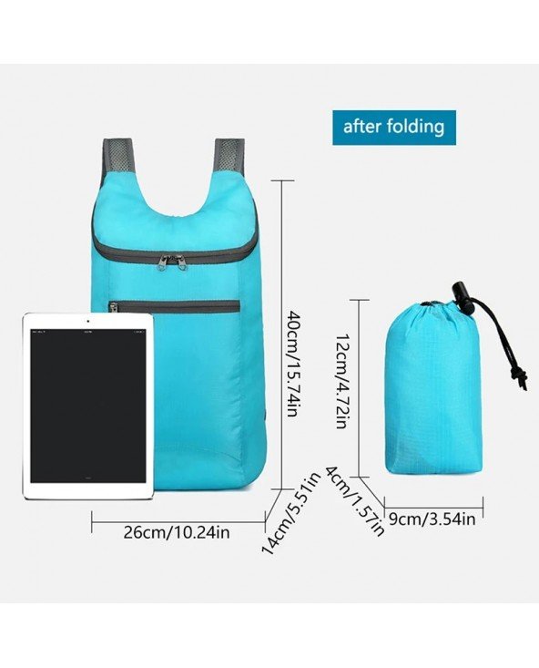 20L Lightweight Foldable Bag Outdoor Backpack Camping Hiking