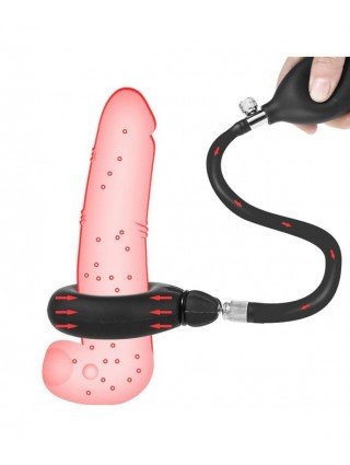 Sex Penis Inflate Cock Ring Silicone Sex Product for Men